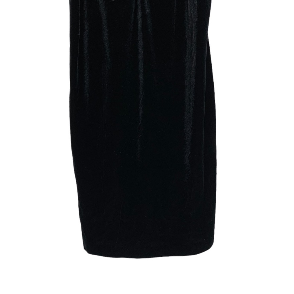 Vintage Stella Velvet Sleeveless Mini Dress Size Medium - Picture 6 of 9